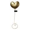 PALLONCINO A CUORE 3 D ORO H.170