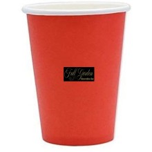 BICCHIERI BIO ROSSI 25 PZ