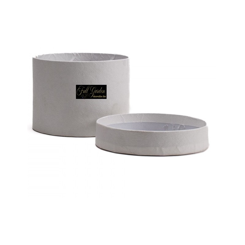 ROUND LITTLE BOX BIANCO CM9X6,5H