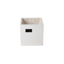 CASSETTA BIANCA QUADRA  H.12,5X12,5X11