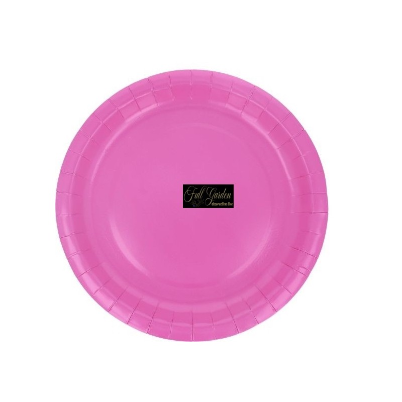 PIATTI GRANDI FUXIA BIO 15 PZ
