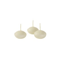 CANDELE GALLEGGIANTI OVALE BUSTA 20PZ BEIGE