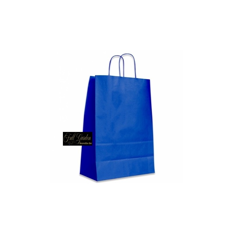 BUSTA CARTA BLU ELETTRICO BASE 18