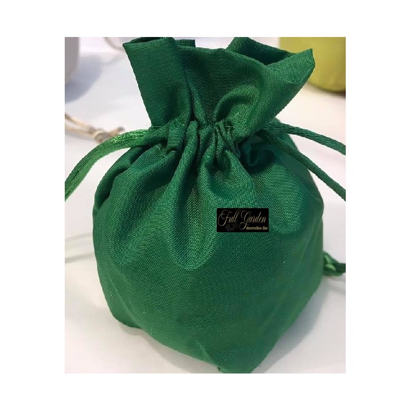 BUSTINA COTONE CM.9X H12 DARK GREENPZ 10