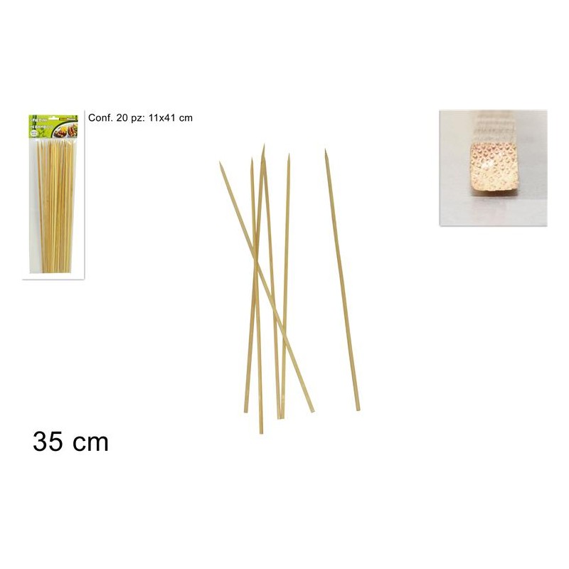 SPIEDINI BAMBU  PZ 20  CM.35