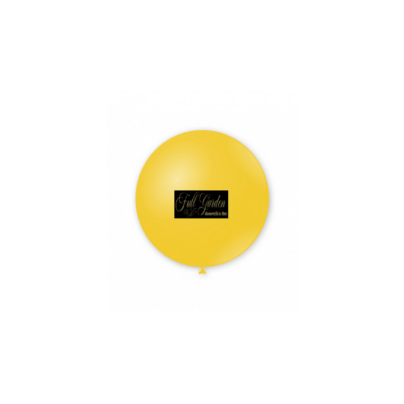 PALLONCINO PASTELLO GIALLO 22 DA ESTERNO CM 55