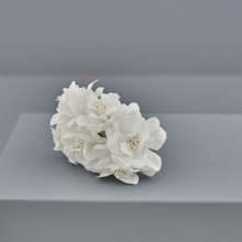 FIORELLINO CON PISTILLI BIANCO D.4.5 PZ 6