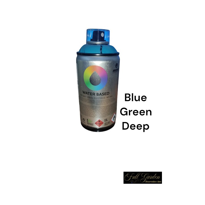 MONTANA WATER BASED 300ML BLUE GREEN DEEP