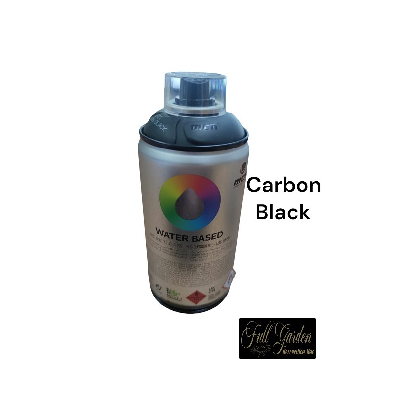 MONTANA WATER BASED 400ML  CARBON BLACK
