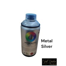 MONTANA WATER BASED 300ML  METAL COLOR SILVER