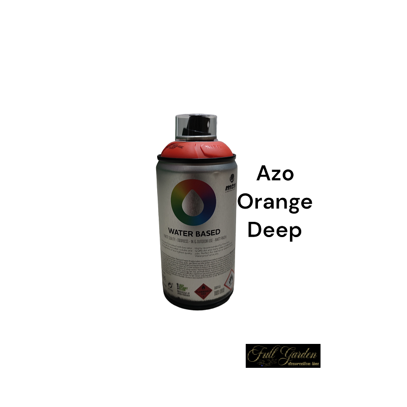 MONTANA WATER BASED 300ML  ORANGE DEEP
