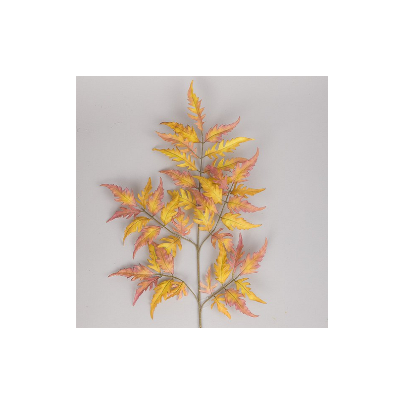 RAMO FOGLIE FELCE 71 CM - RED/BROWN OR/A