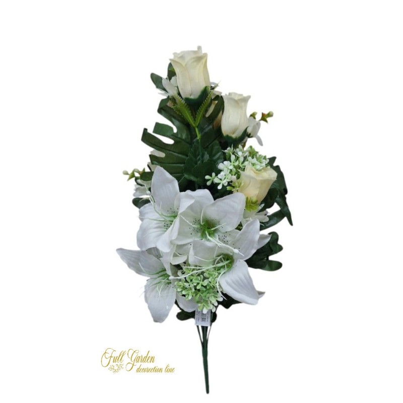MAZZO FRONT.LILIUM X 12 CM 56 - CREMA