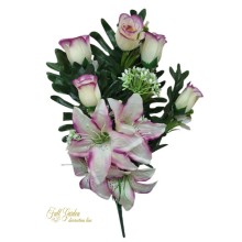 MAZZO FRONT.LILIUM X 12 CM 56 - LAVANDA