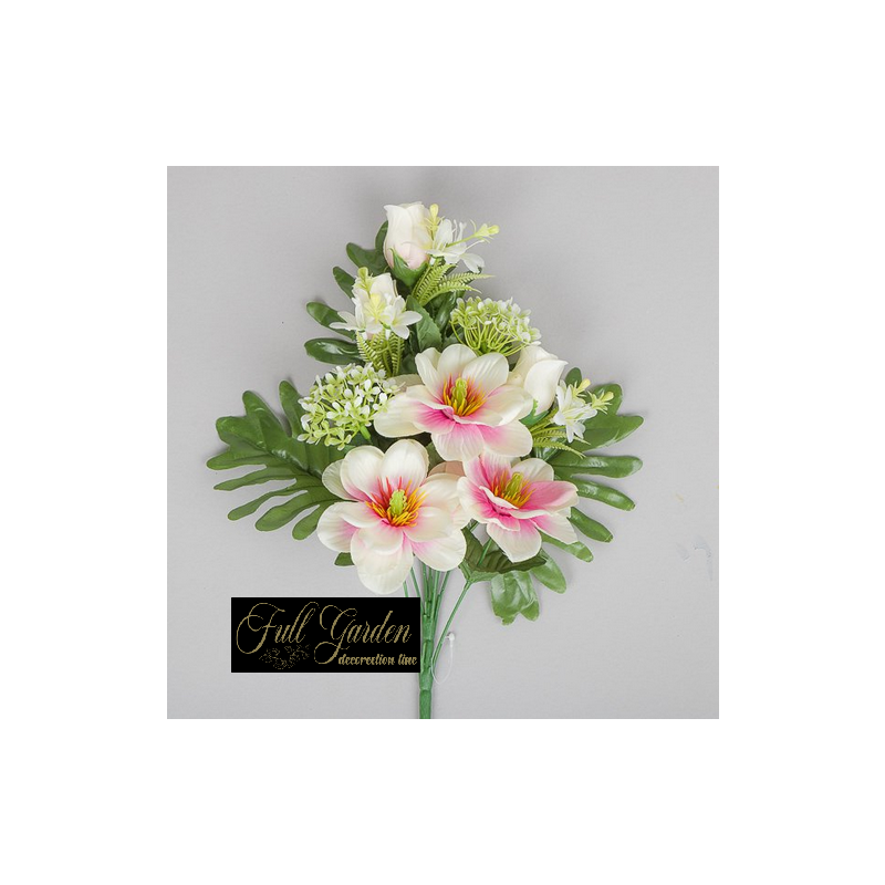 MAZZO FRONT.MAGNOLIAX 8 CM 43 - CREMA/ROSA