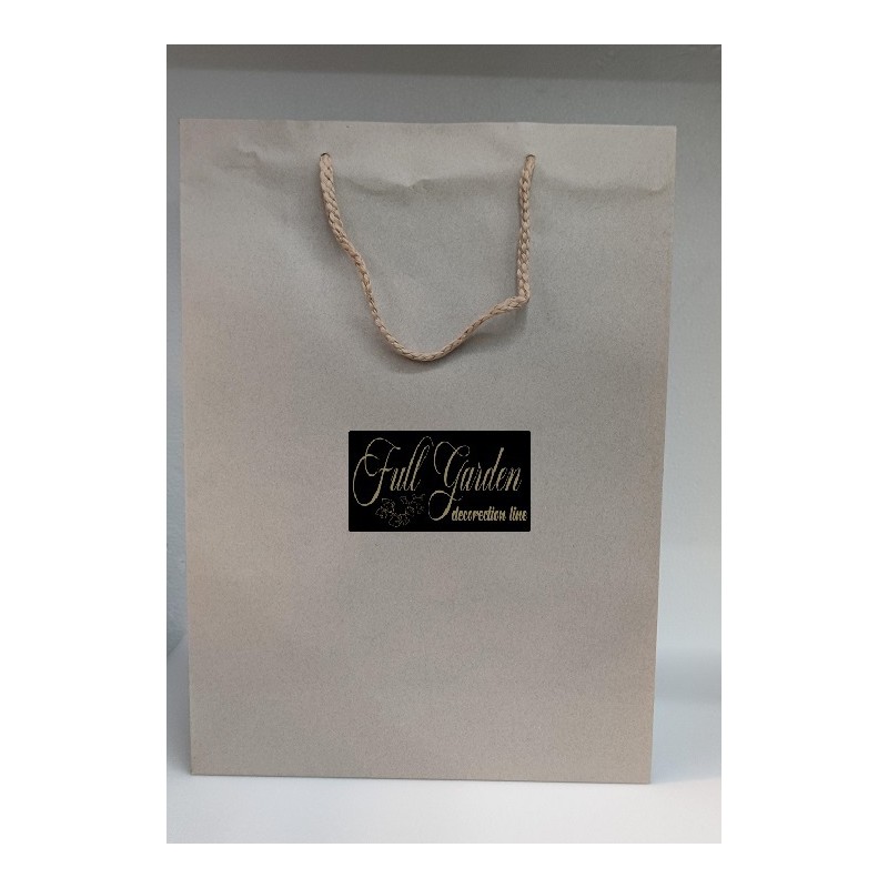 BUSTA CARTA KRAFT 10X12X6,5 BIANCO