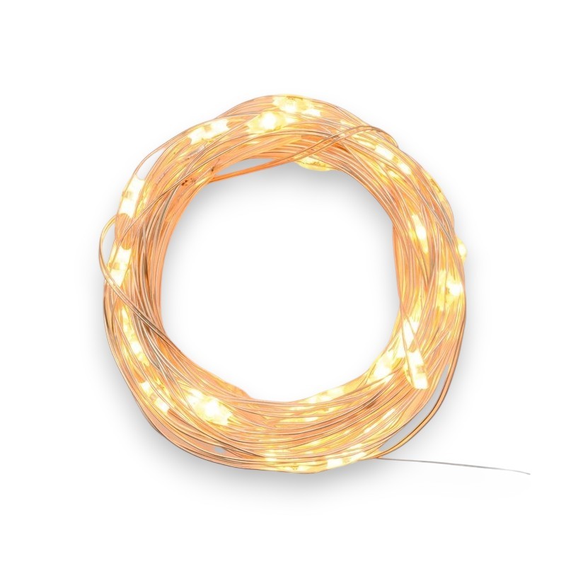 STRING 40 MICROLED WARM A BATTERIA