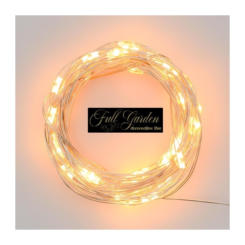 STRING 80 MICROLED WARM A BATTERIA