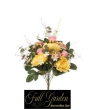 FRONTALE  PEONIE/BOCCIOLII X 14 YELLOW