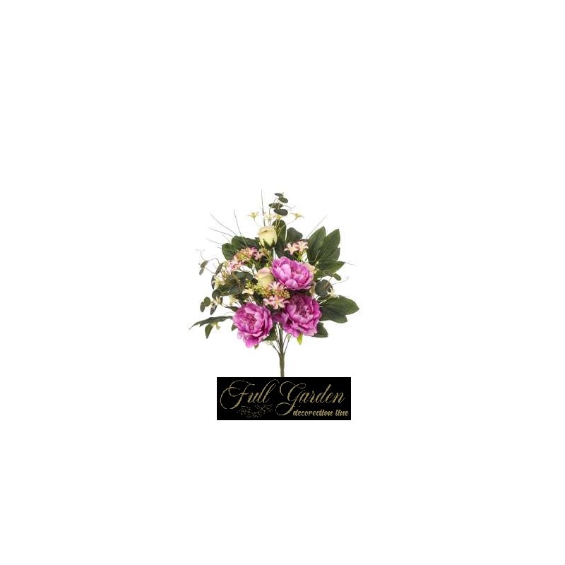 FRONTALE  PEONIE/BOCCIOLII X 14 LAVANDA