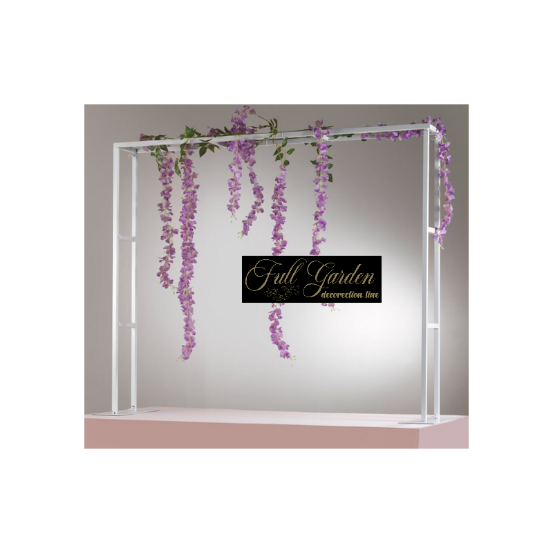 STRUTTURA RETTANG-CENTROTAVOLA H.120X150X20 BIANCA