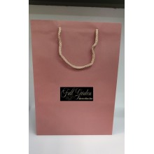 BUSTA CARTA KRAFT 12X15+7 ROSA