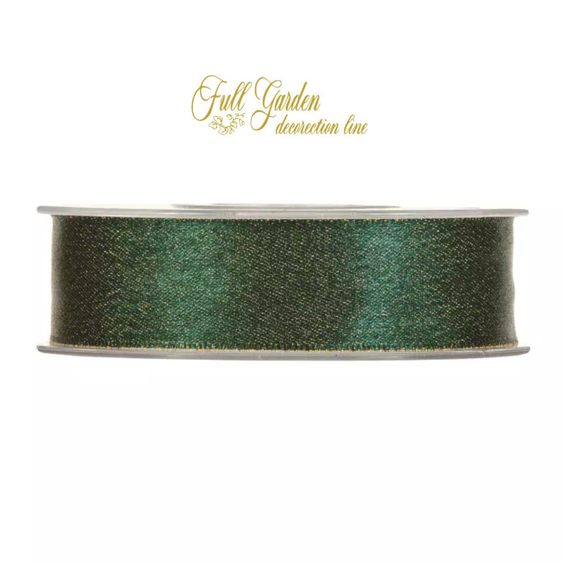 NASTRO FREDERIK  DARK GREEN  MM25X25 M