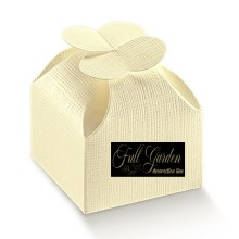 SCATOLA FIORE 120X120X120 SETA AVORIO PZ10