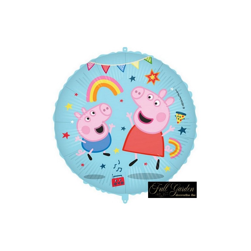 PALLONCINO 18 MYLAR PEPPA PIG MESSY PLAY CM.45