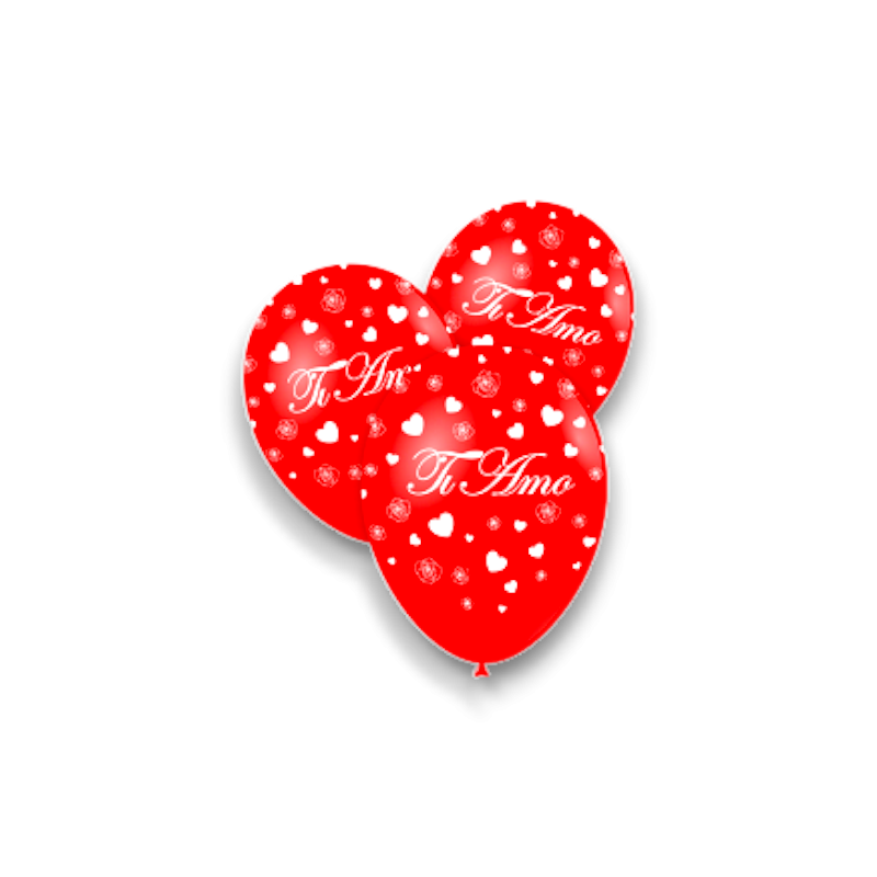 10 PALL. CUORI ROSSO SCRITTA TI AMO BIANCA12