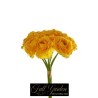 BOUQUET 9 RANUNCOLI H.CM.30 GIALLO