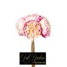 BOUQUET PEONIA X 6 H.CM.38 LAVANDA