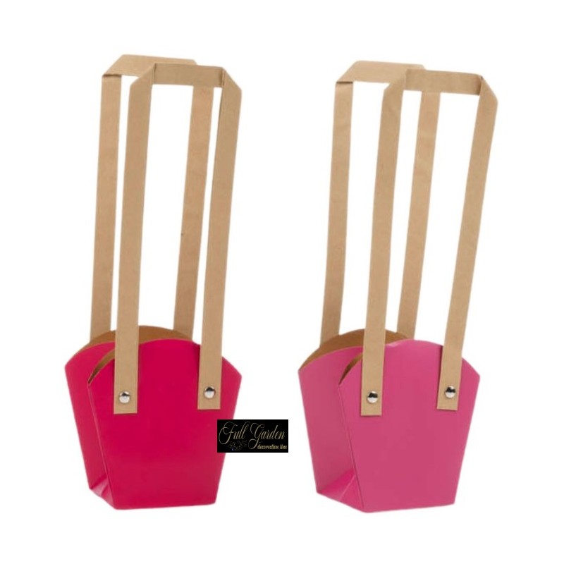 BORSA CARTA PZ 10 PRUGNA/FUXIA 11X7 H.12