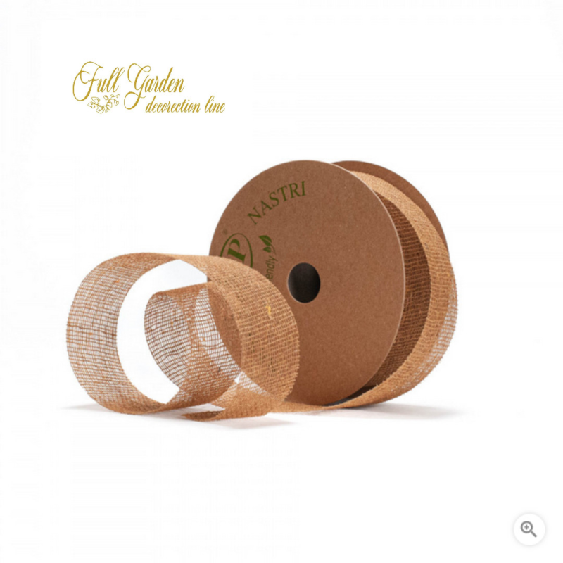 NASTRO COTONE MM 40X20 MT COL.15 MARRONE