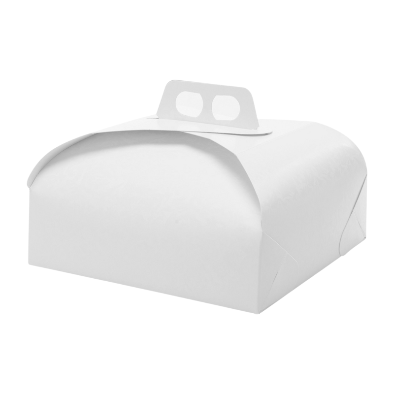 SCATOLA TORTA BIANCA DAMASCATO CM39X39