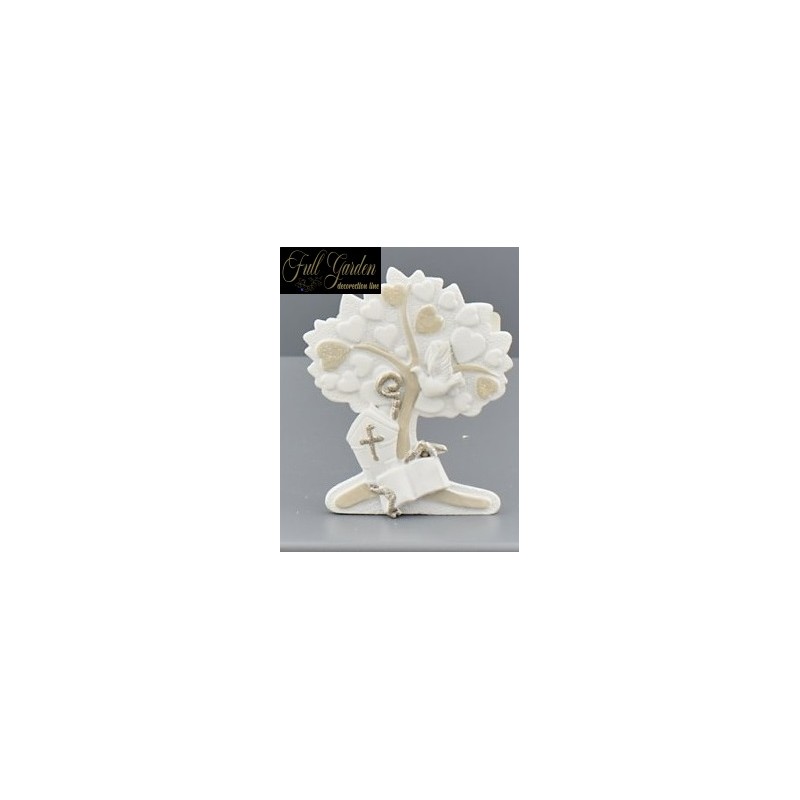 MAGNETE CRESIMA CON ALBERO CUORI CM.6,2X2X7,5