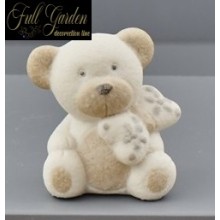 ORSETTO PICCOLO TORTORA/BIANCO CM.4X4X5,5