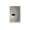STRUTTURA MEZZA LUNA 70X25 H200 BIANCA