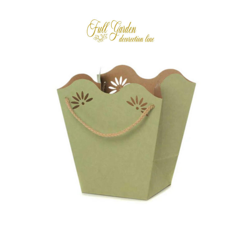 SHOPPERPOT DAISY CTA P.18X19+11X12 CM SALVIA