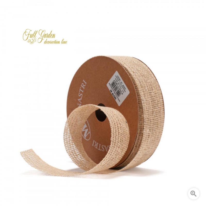 NASTRO COTONE MM 40X20 MT COL..23 NATURAL