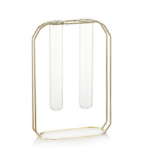 MIKU MONOFIORE A 2 H 25 D.10*7 METAL GOLD