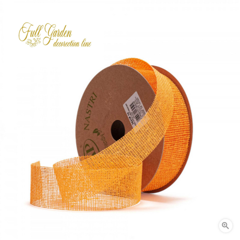 NASTRO COTONE MM 40X20 MT COL..23 ARANCIO