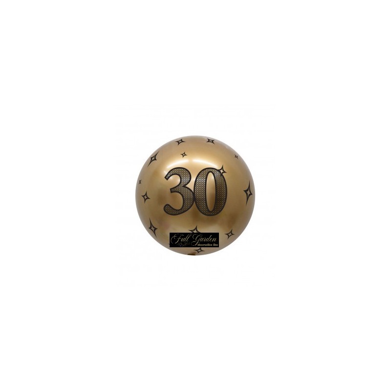 B-LOON DECO CHROME 24 ORO STAMPA 30 NERO