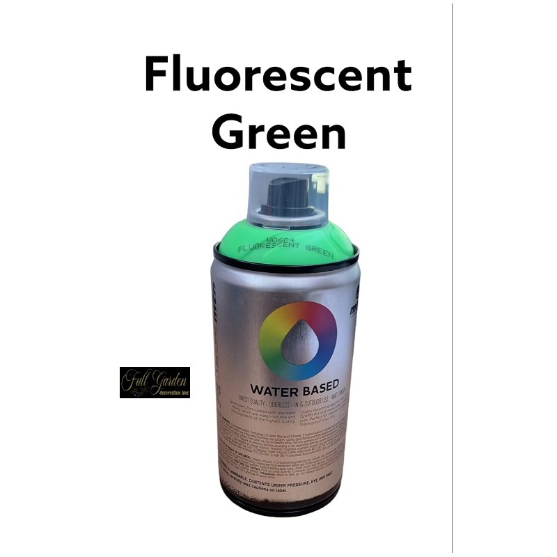 MONTANA WATER BASED 300ML  FLUORESCENT GREEN
