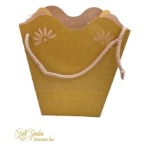 SHOPPERPOT DAISY CTA P.18X19+11X12 CM SENAPE