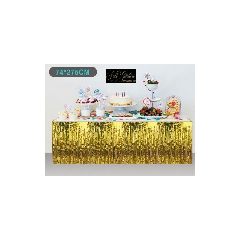 GIROTAVOLO FRANGE ORO CM 74X 275