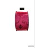 NASTRO VELVET FLORENCE MM.63X10 MT RED