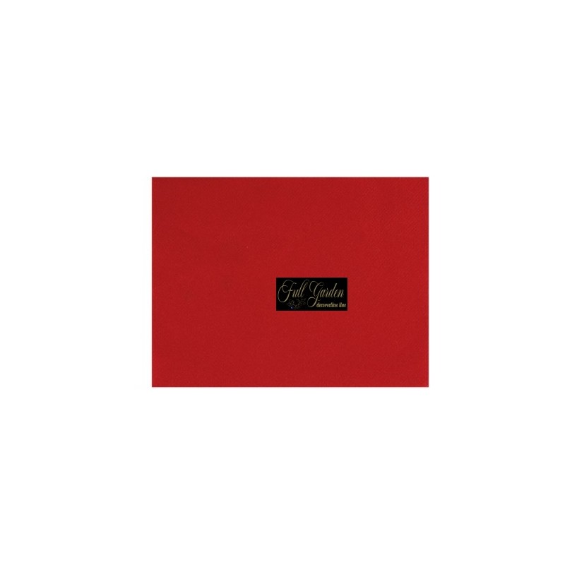 TOVAGLIA EFFETTO TESSUTO ROSSO CM.140X240