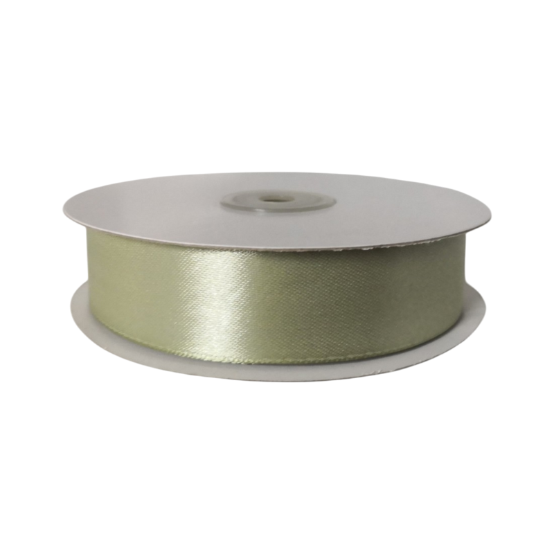 NASTRO DOPPIO RASO MT.50X25MM SAGE/GREEN