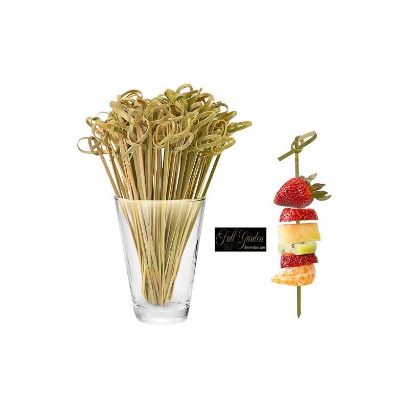 SPIEDIO  BAMBOO CON NODO  12CM PZ 100